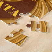 Giraffe Safari Hakuna Matata weven souvenir art Legpuzzel (Zijkant)