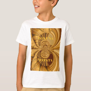 Giraffe Safari Hakuna Matata weven souvenir art T-shirt