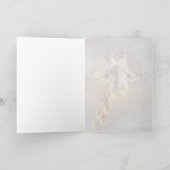 Giraffe Safari Jungle Animal All Occasion Blank Feestdagen Kaart (Binnen)