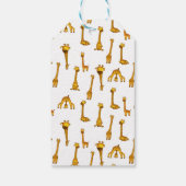Giraffe Safari Oerwoud Baby shower Cadeaulabel (Achterkant)