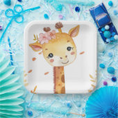 Giraffe Safari Paper Bord (Feest)