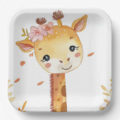 Giraffe Safari Paper Bord (Voorkant)