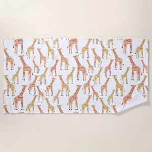 Giraffe Safari Print Strandlaken