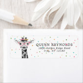 Giraffe Safari | Return Address Label (Insitu)