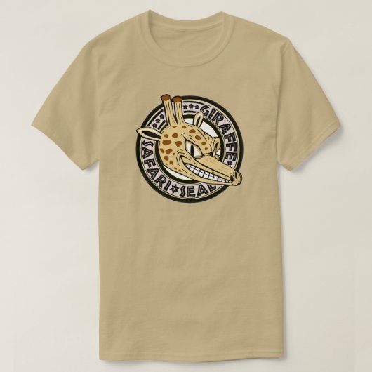 Giraffe Safari Seal T-shirt (Design voorkant)