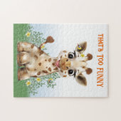 Giraffe Safari Whimsical Legpuzzel (Horizontaal)