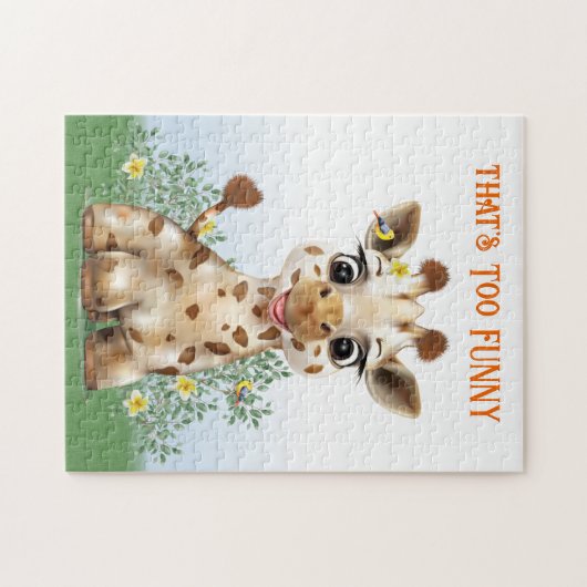 Giraffe Safari Whimsical Legpuzzel (Horizontaal)