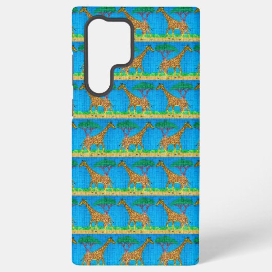 Giraffe - Samsung Case Galaxy Hoesje (Achterkant)
