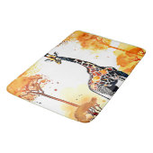 Giraffe Savannah Art Badmat (Gekanteld)