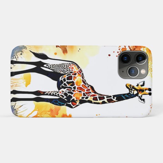 Giraffe Savannah Art Case-Mate iPhone Case (Achterkant (horizontaal))