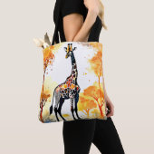 Giraffe Savannah Art Tote Bag (Dichtbij)