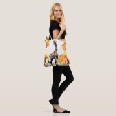 Giraffe Savannah Art Tote Bag (Op model)
