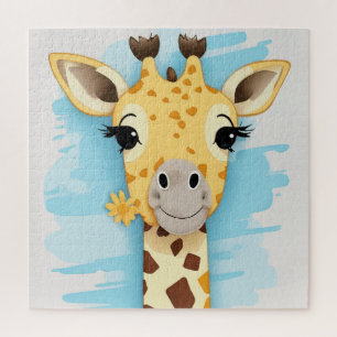 giraffe schattig legpuzzel