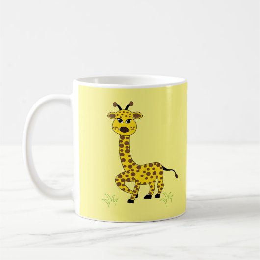 Giraffe Schattige Koffiemok (Links)