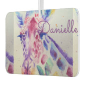 Giraffe Schattige Liefde Je Noem Auto Luchtverfris Luchtverfrisser (Links)