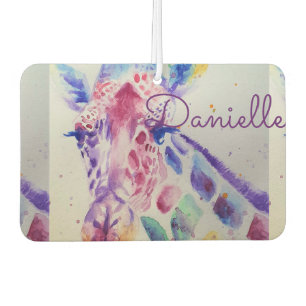 Giraffe Schattige Liefde Je Noem Auto Luchtverfris Luchtverfrisser