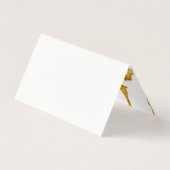 Giraffe Schattige minimalistisch Baby shower dank  Kaart (Achterkant)