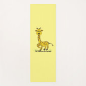 Giraffe Schattige Yogamat (Voorkant)