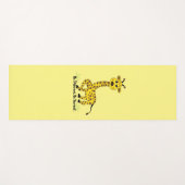Giraffe Schattige Yogamat (Voorkant (horizontaal))