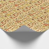 Giraffe schets, leuk naadloos ontwerp. cadeaupapier (Hoek)