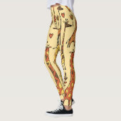 Giraffe schets, leuk naadloos ontwerp. leggings (Links)