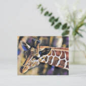 Giraffe Schilderen kunst  Briefkaart (Staand voorkant)