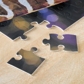 Giraffe Schilderen kunst Legpuzzel (Zijkant)