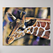 Giraffe Schilderen kunst 