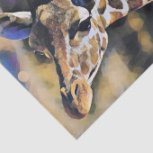 Giraffe Schilderen kunst  Tissuepapier (Detail)