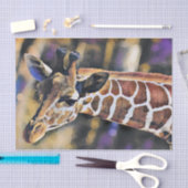 Giraffe Schilderen kunst  Tissuepapier (Craft)