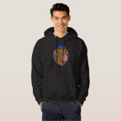 Giraffe schoolbuschauffeur Passagiersstudent Openb Hoodie (Voorkant volledig)