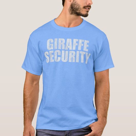 Giraffe Security Trick of het behandelen van Hallo T-shirt (Voorkant)