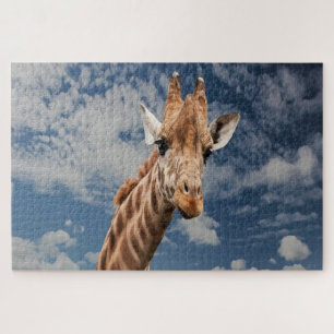 Giraffe selfie legpuzzel