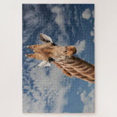 Giraffe selfie legpuzzel (Verticaal)