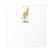 Giraffe selfies notitieblok (Voorkant)
