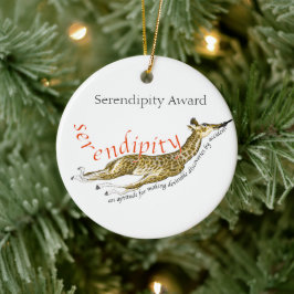 Giraffe Serendipity Award Ornamenten