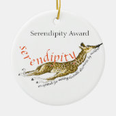 Giraffe Serendipity Award Ornamenten (Voorkant)
