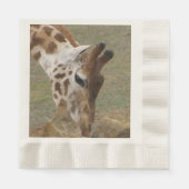 Giraffe servet decoratie servetten (Voorkant)