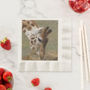 Giraffe servet decoratie servetten