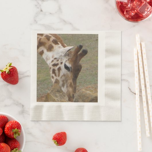 Giraffe servet decoratie servetten (Insitu)