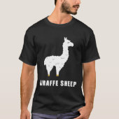 GIRAFFE SHEEP Funny Llama Meme Animal Meme Interne T-shirt (Voorkant)