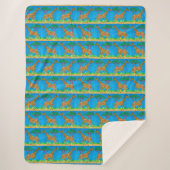 Giraffe - Sherpa Dekbed Deken (Voorkant)