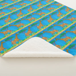 Giraffe - Sherpa Dekbed Deken