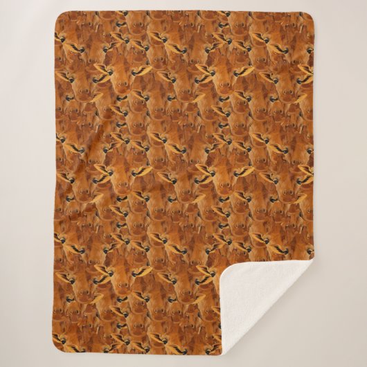 Giraffe Sherpa Deken (Voorkant)