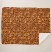 Giraffe Sherpa Deken (Voorkant (horizontaal))