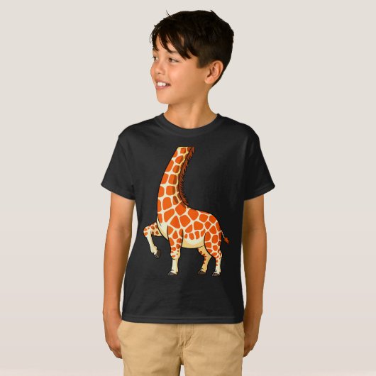 Giraffe Shirt Adult Men Women Kids Giraffe Costume (Voorkant volledig)