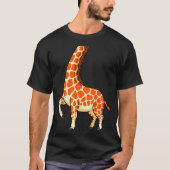 Giraffe Shirt Adult Men Women Kids Giraffe Costume (Voorkant)