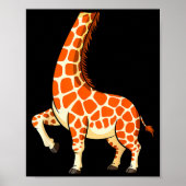Giraffe Shirt Adult Men Women Kids Giraffe Costume Poster (Voorkant)