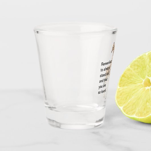 Giraffe Shot Glas (Links)