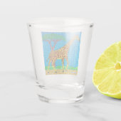Giraffe - Shotglas Shot Glas (Achterkant)